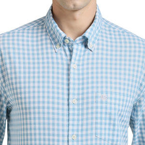 Aqua Premium Cotton Slim Fit Checks Shirt