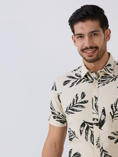 Phantom Slim Fit Premium Cotton Printed Shirt