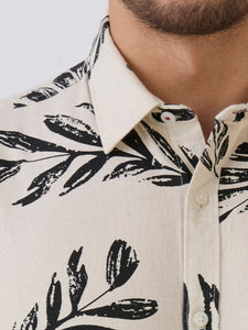 Phantom Slim Fit Premium Cotton Printed Shirt