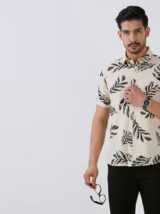 Phantom Slim Fit Premium Cotton Printed Shirt