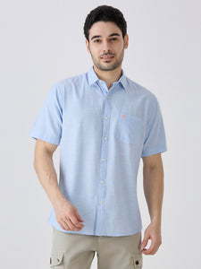 Sky Slim Fit Premium Cotton Solid Shirt