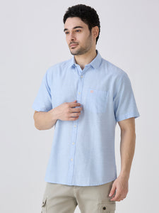 Sky Slim Fit Premium Cotton Solid Shirt