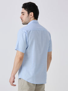 Sky Slim Fit Premium Cotton Solid Shirt