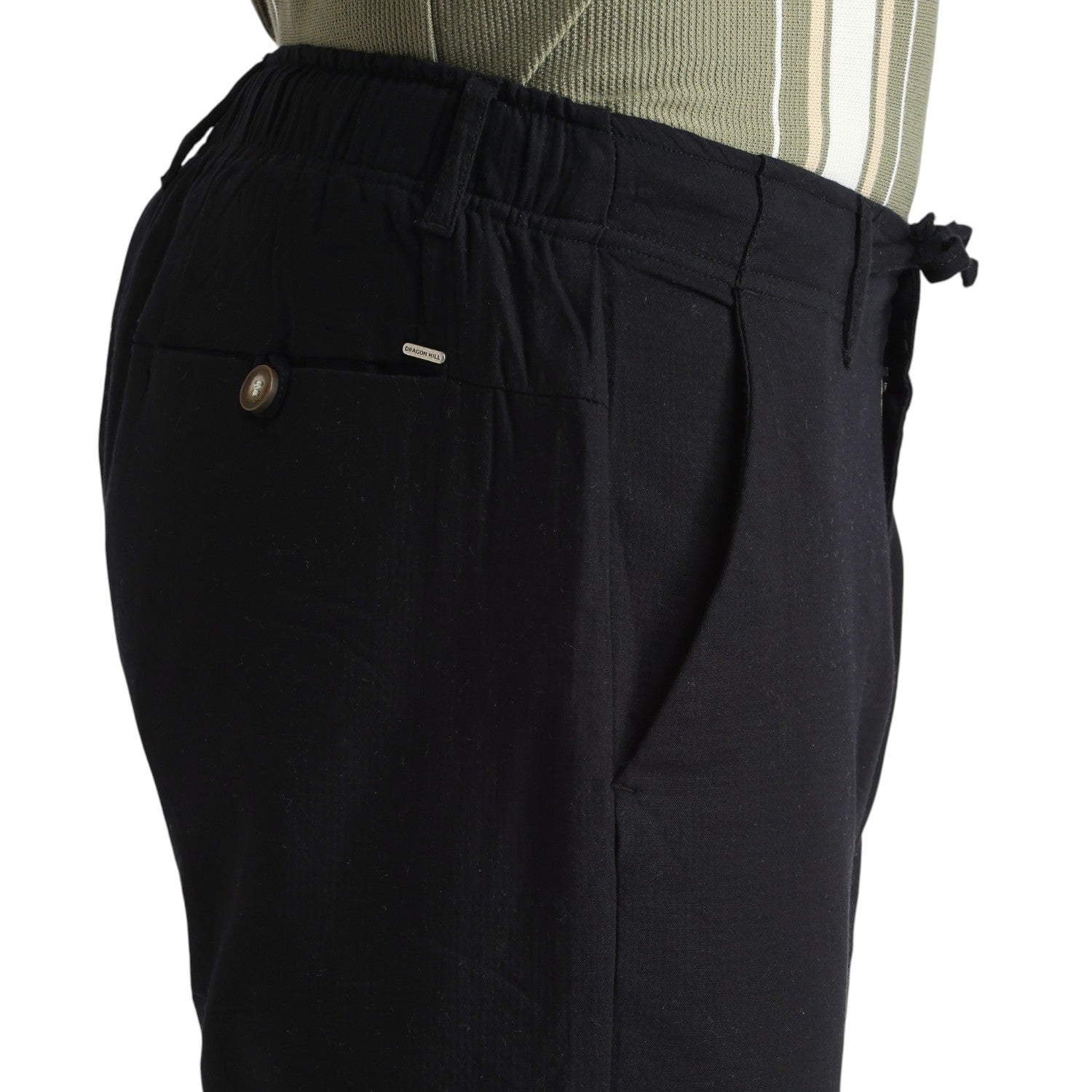 Black Travel Trouser