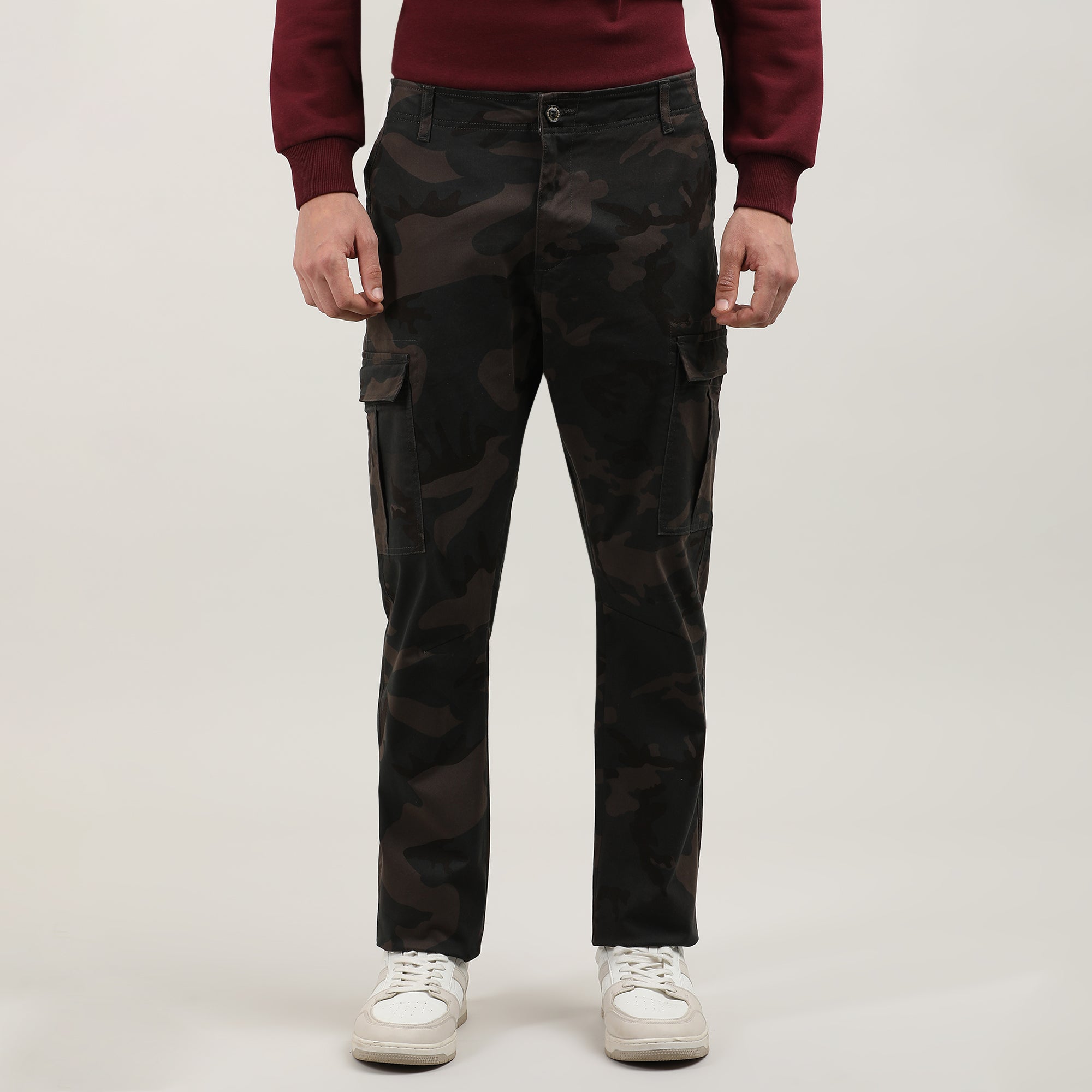 Camouflage Brown Cargo Pants
