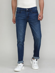 Ink Indigo Slim Tapered Stretch Jeans