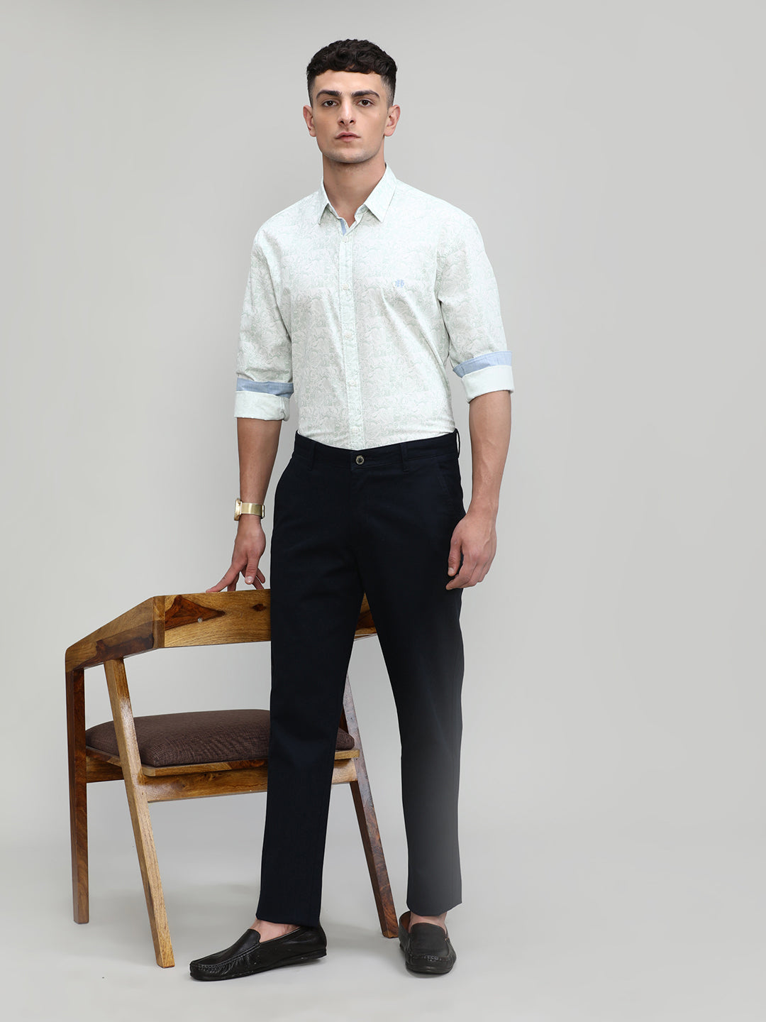 Royal Navy Cotton Trousers Slim Tapered Fit