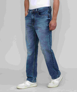 Frozone Blue Slim Straight Stretch Denim