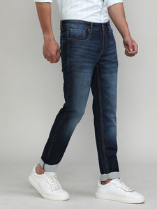 Deep Atlantic Slim Tapered Stretch Denim