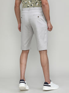 Stone Shade Cotton Shorts