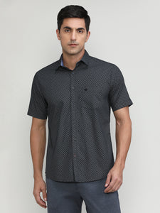 Phantom Slim Fit Premuim Cotton Printed Shirt With Regular Collar & Pocket