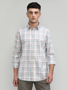 Exclusive Purple Collection Dry Berry Slim Fit Premium Cotton Checks Shirt