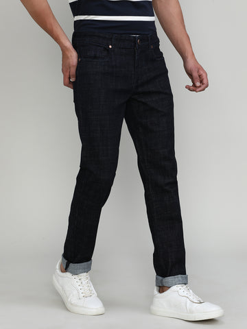 Raw Blue Slim Tapered Stretch Jeans