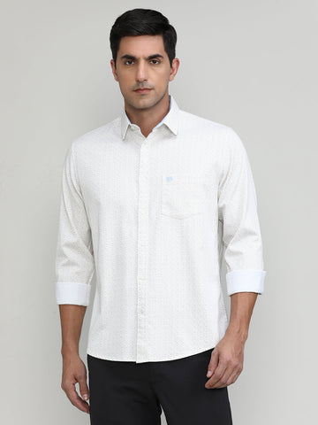Fawn Slim Fit Premium Cotton Printed Shirt