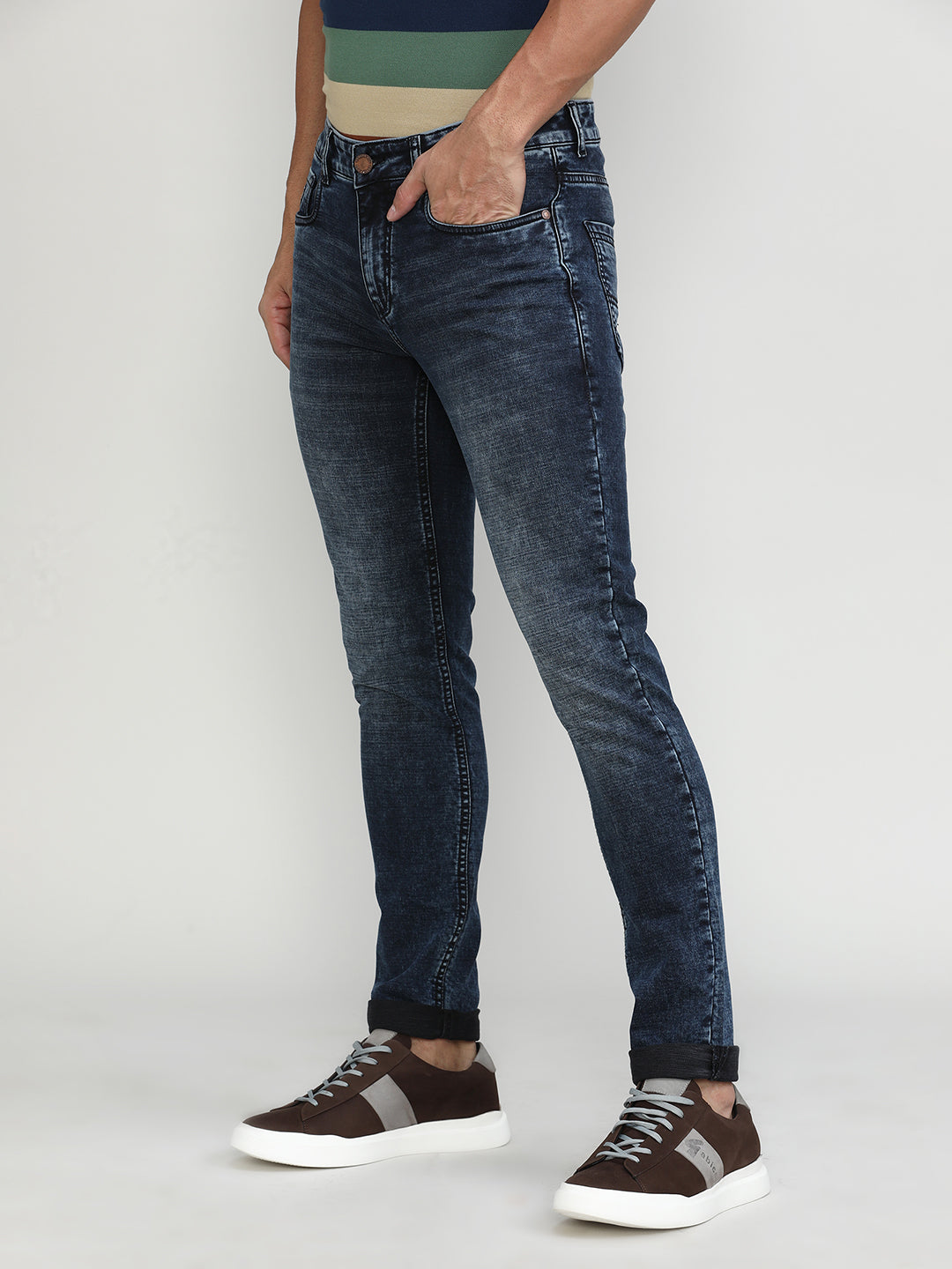 Moon Rock Slim Tapered Stretch Denim