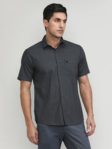 Phantom Slim Fit Premuim Cotton Printed Shirt With Regular Collar & Pocket