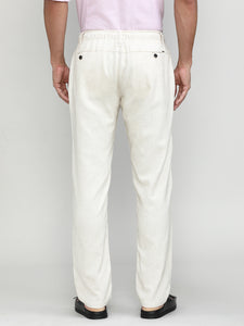 Natural Cotton Travel Trousers Regular Fit