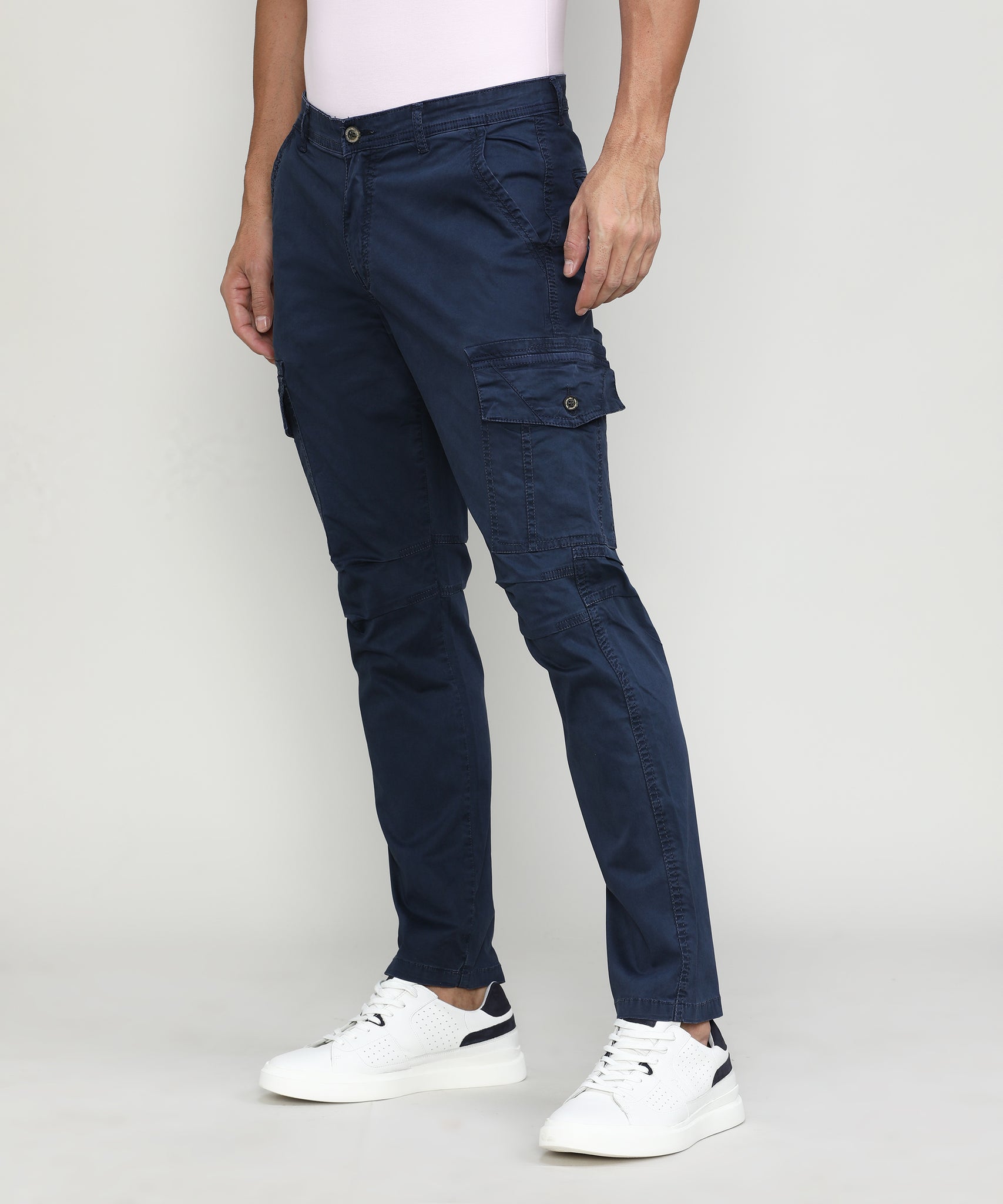 Navy Cargo Pants