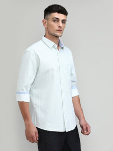 Fern Slim Fit Premium Cotton Printed Shirt -SS25