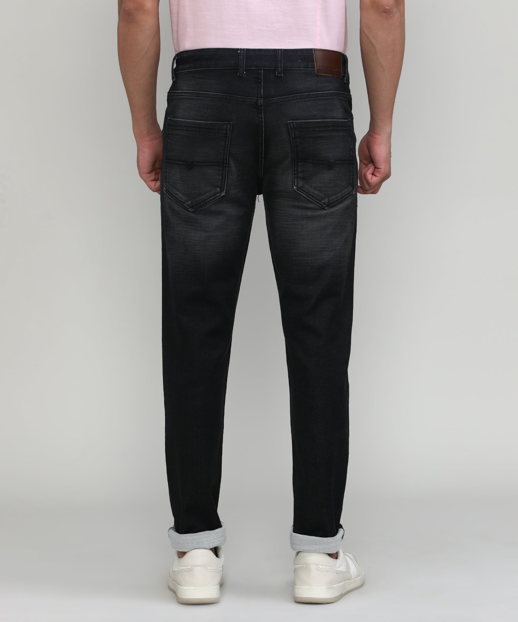 Black Stone Slim Tapered Stretch Denim