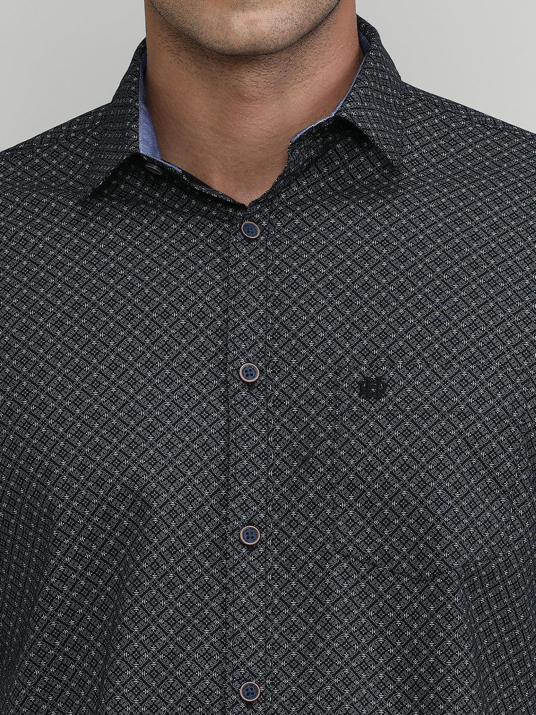 Phantom Slim Fit Premuim Cotton Printed Shirt With Regular Collar & Pocket