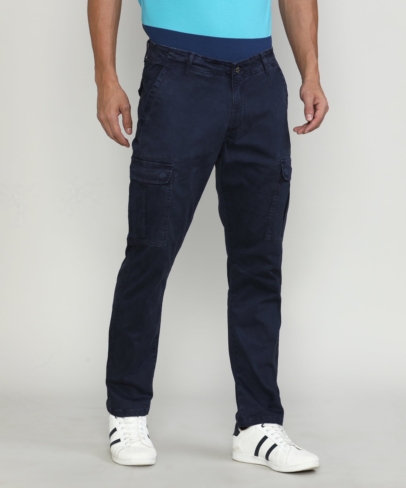 Dark Navy Cargo Pants
