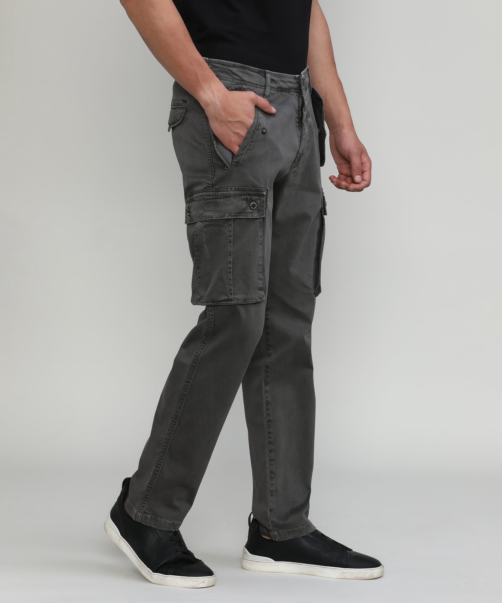 Gun Powder Shade Cargo Pants