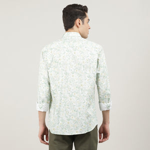 LAKE OLIVE, FULL SLEEVES SHIRT, PRINT-AW24