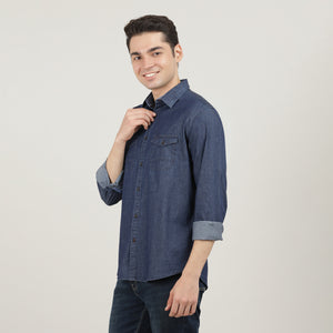 Denimax Full Sleeves Shirt With Double Pocket