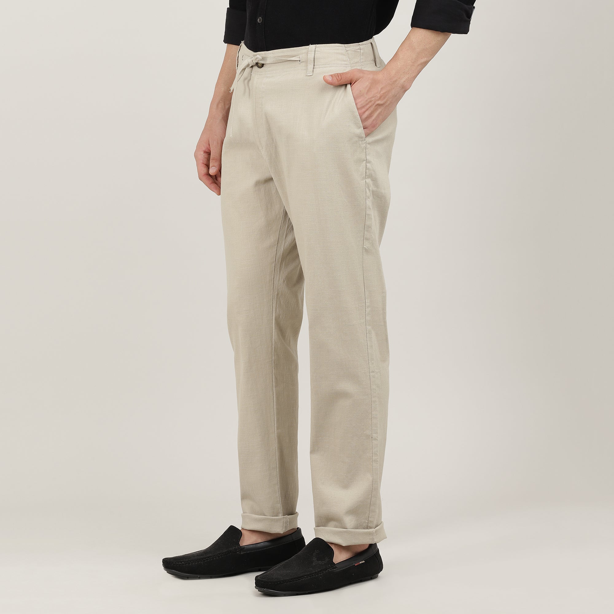 Sand Travel Trouser with Adjustable Drawstring Waist