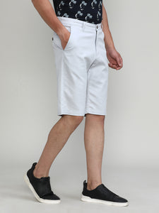 Sky Blue Cotton Shorts