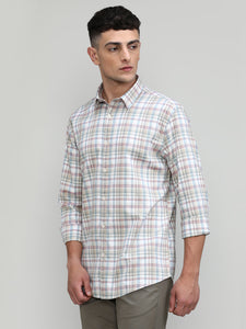 Exclusive Purple Collection Dry Berry Slim Fit Premium Cotton Checks Shirt