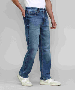 Frozone Blue Slim Straight Stretch Denim