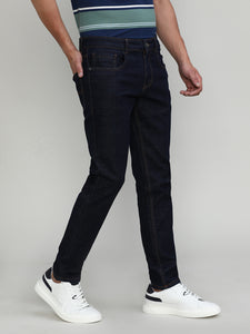 Raw Blue Ankle Length Stretch Denim