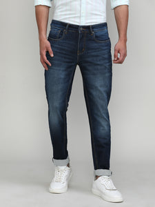 Deep Atlantic Slim Tapered Stretch Denim
