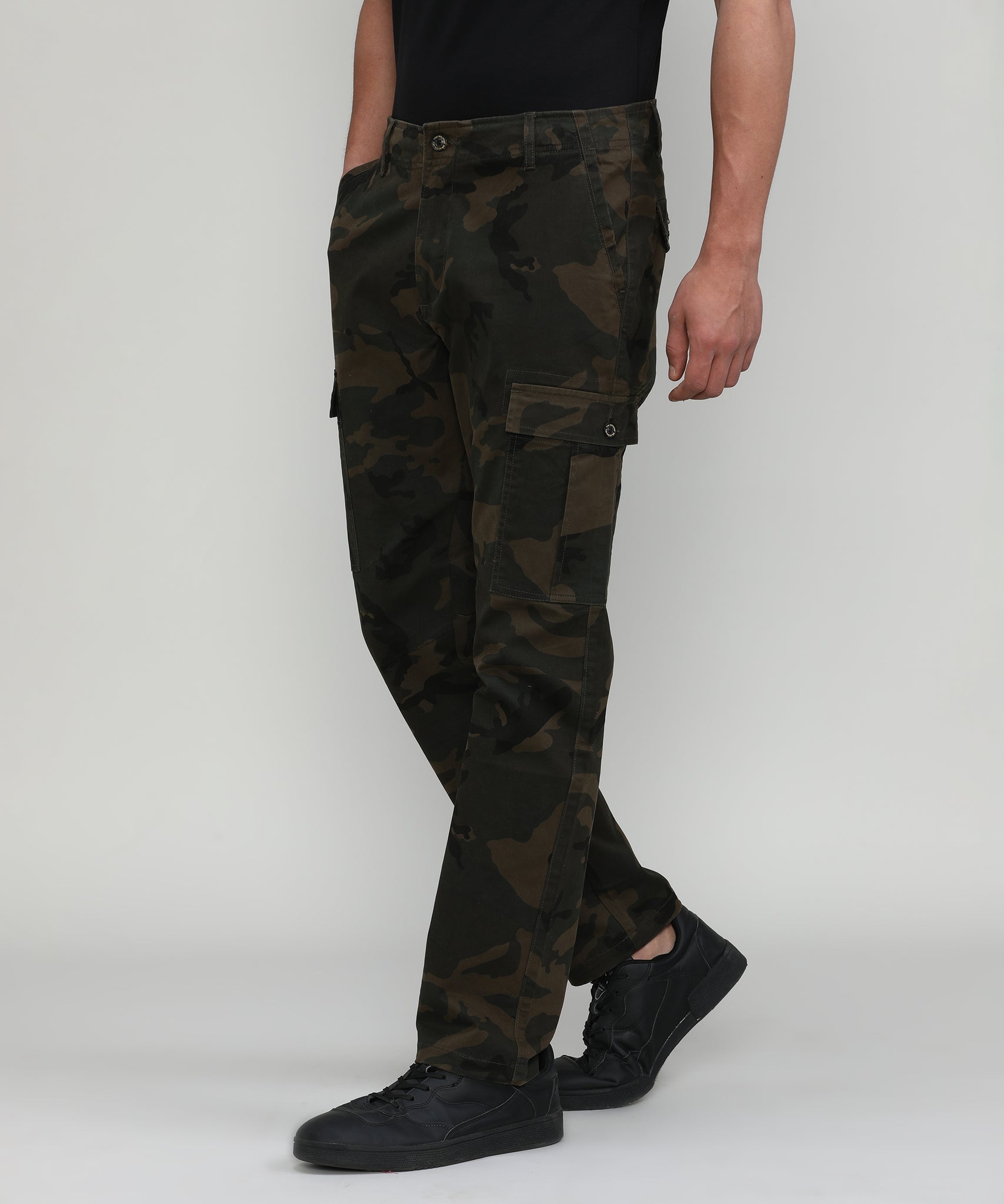 Camouflage Green Cargo Pants