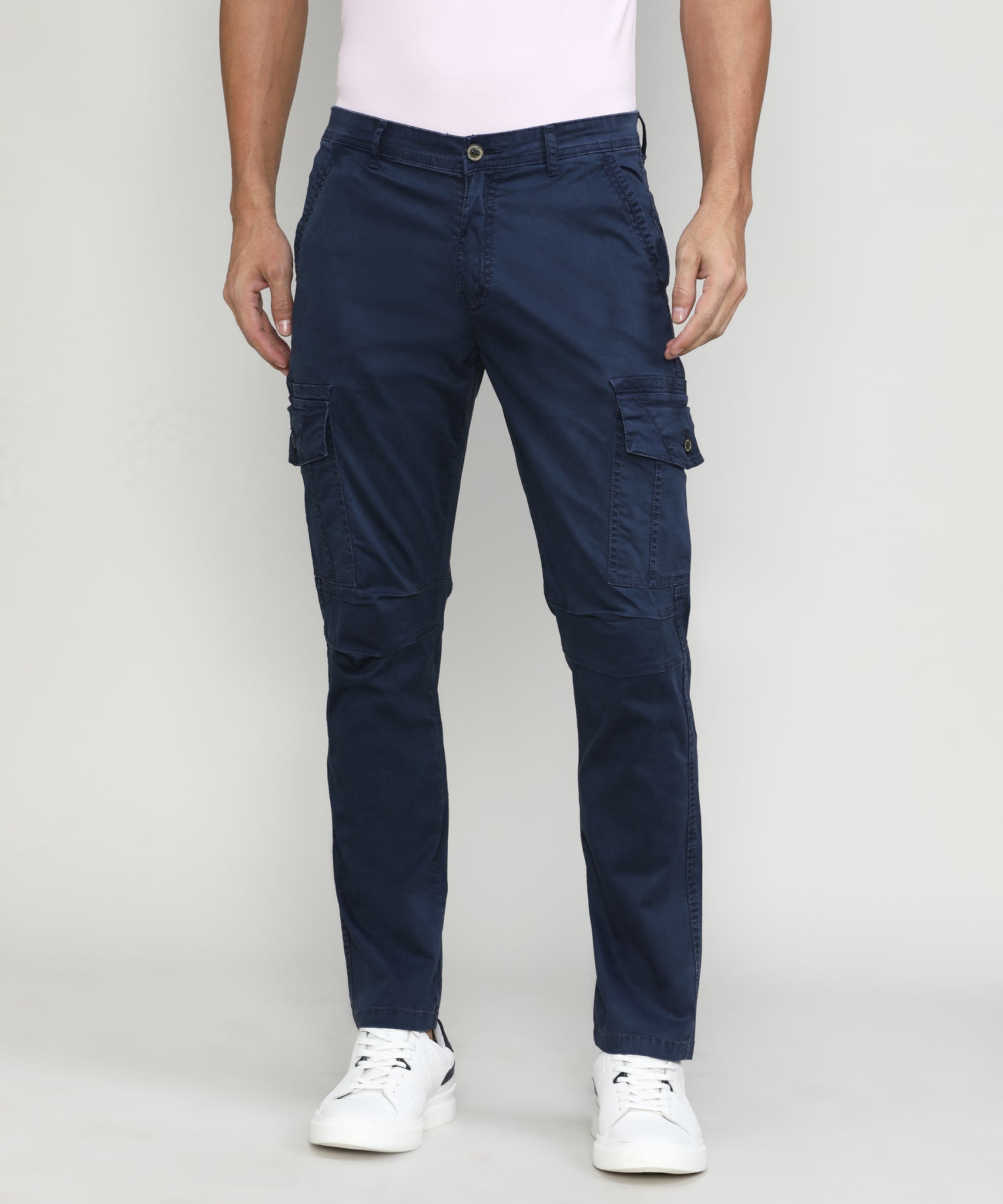 Navy Cargo Pants