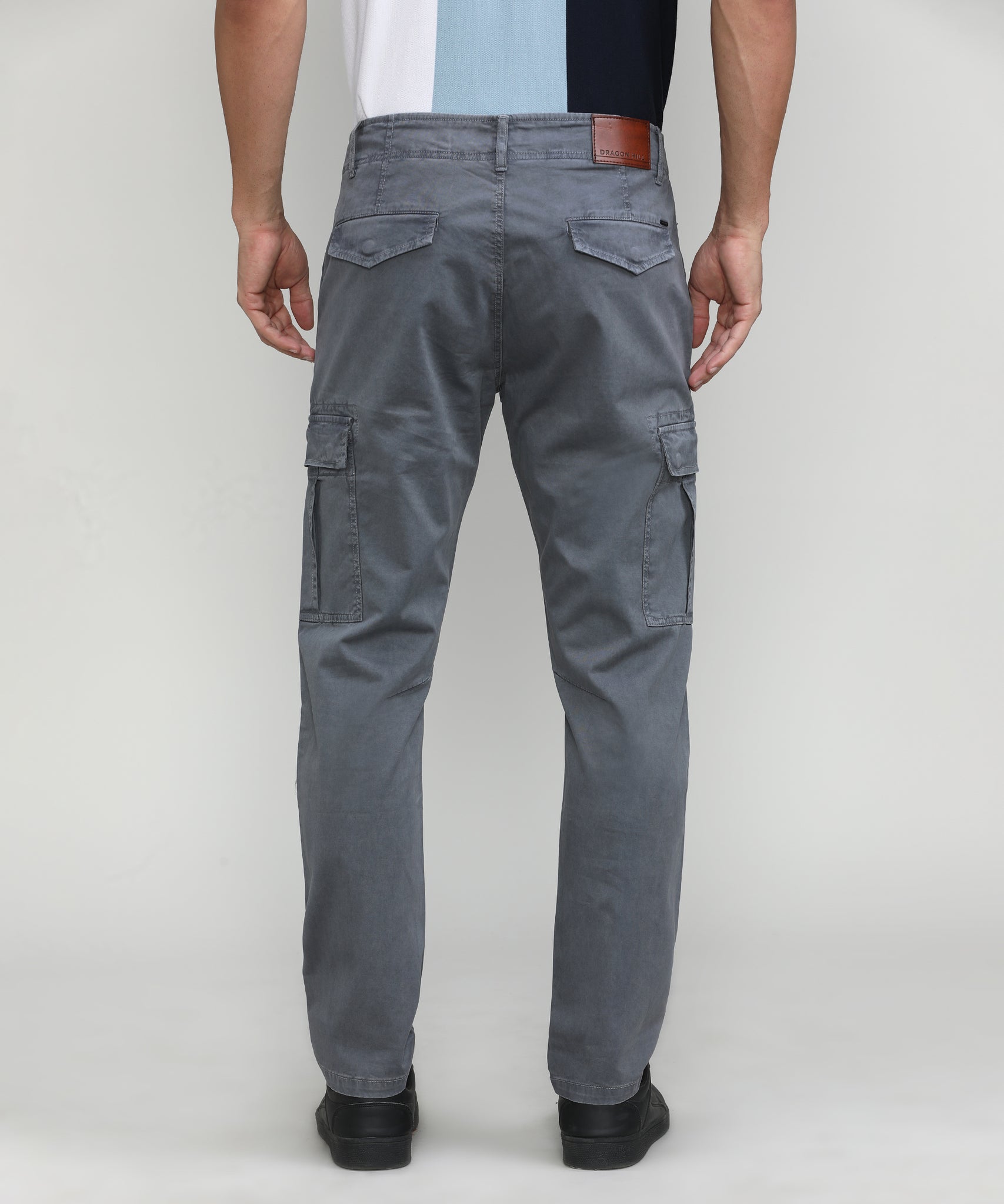 Cement Shade Cargo Pants