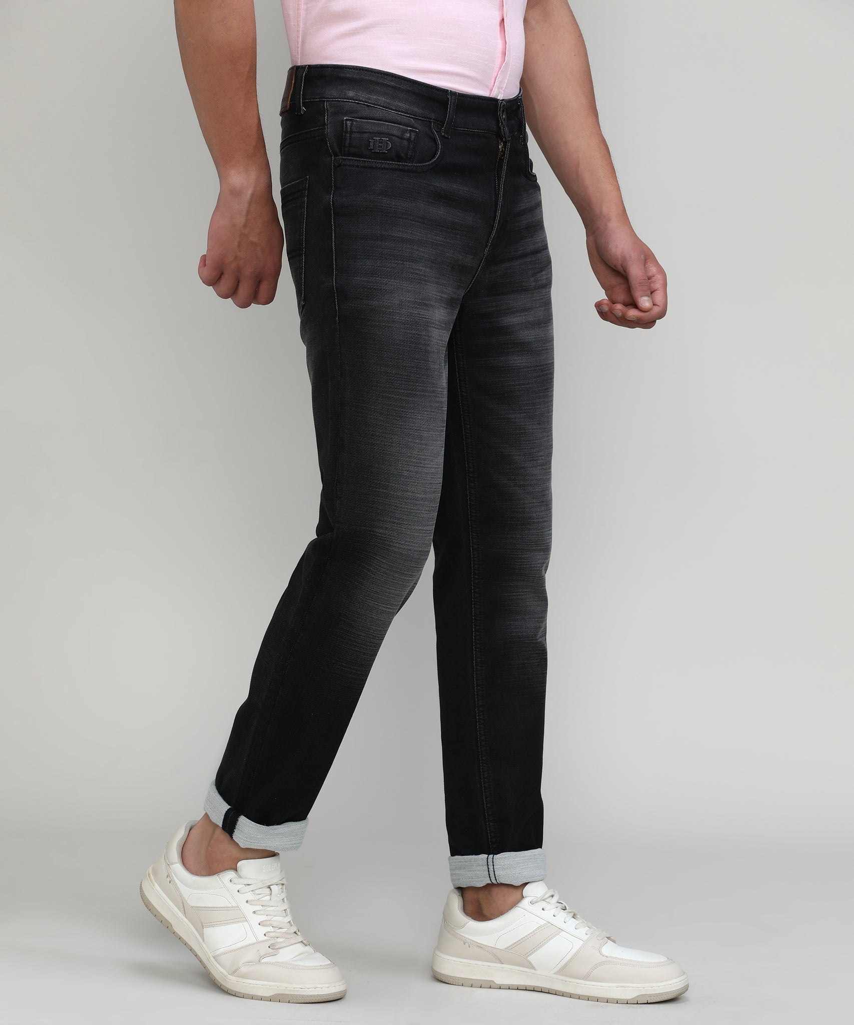 Black Stone Slim Tapered Stretch Denim