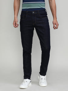 Raw Blue Ankle Length Stretch Denim