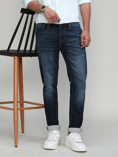 Deep Atlantic Slim Tapered Stretch Denim