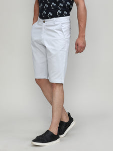 Sky Blue Cotton Shorts