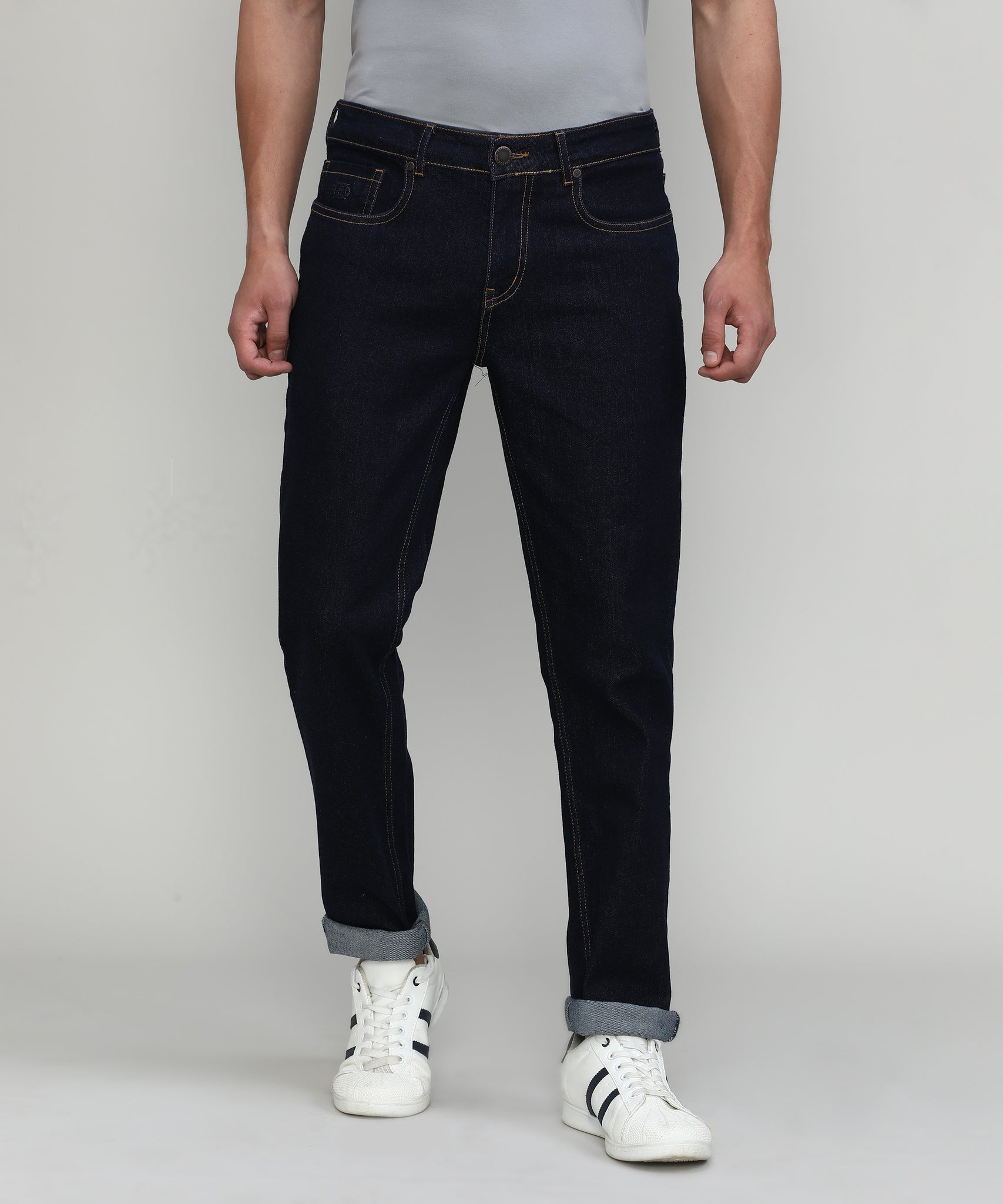 True Blue Ankle Length Stretch Denim