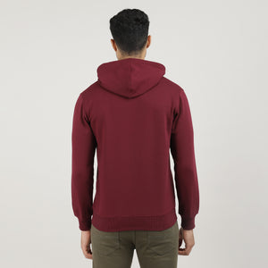 Wine, Fleece Full-Zip Hoodie