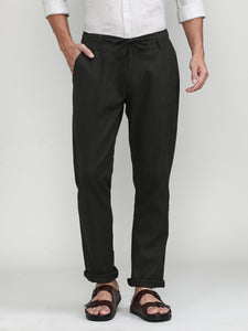 Deep Forest Cotton Travel Trousers Regular Fit