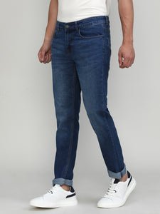Ink Indigo Slim Tapered Stretch Jeans