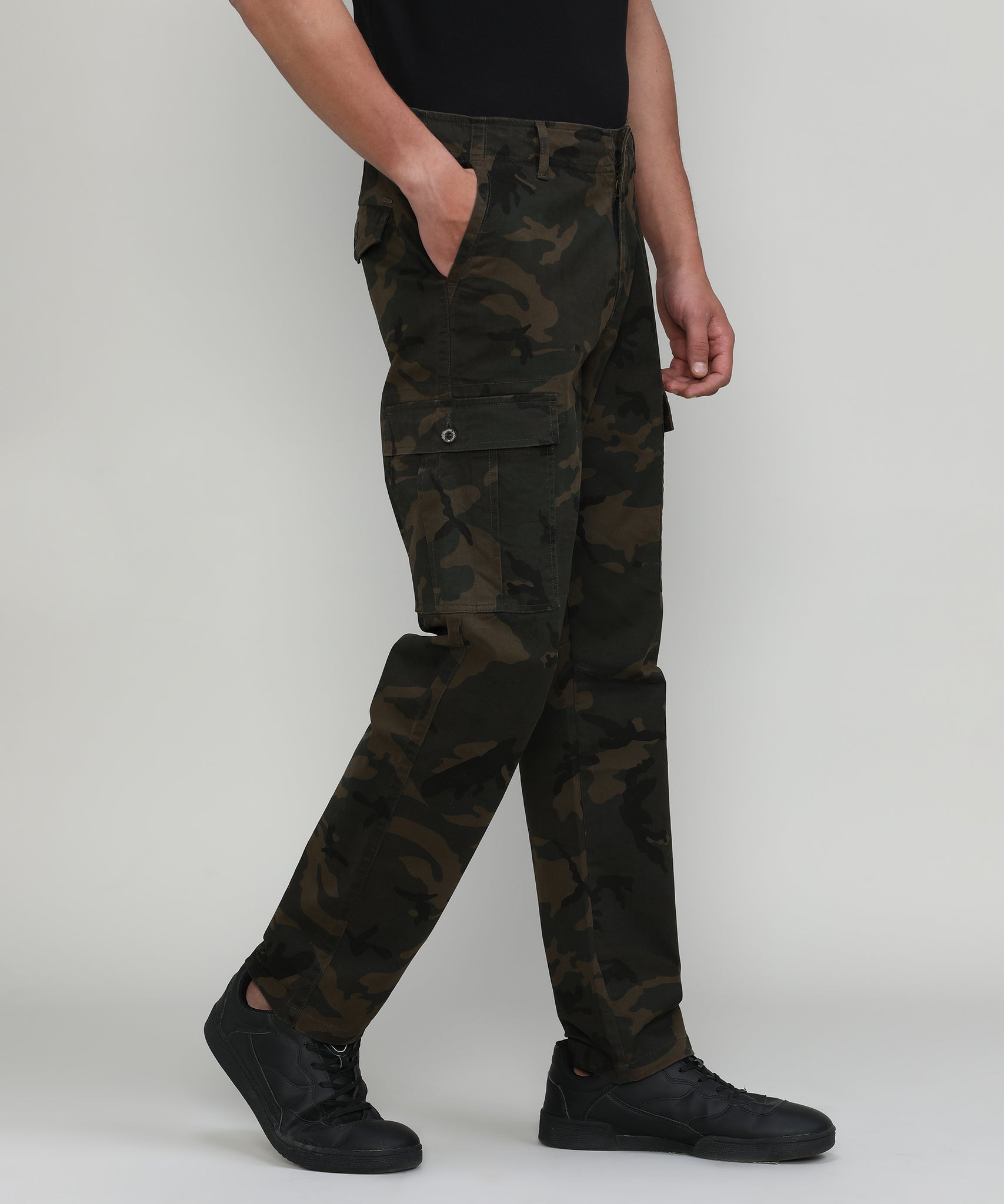Camouflage Green Cargo Pants