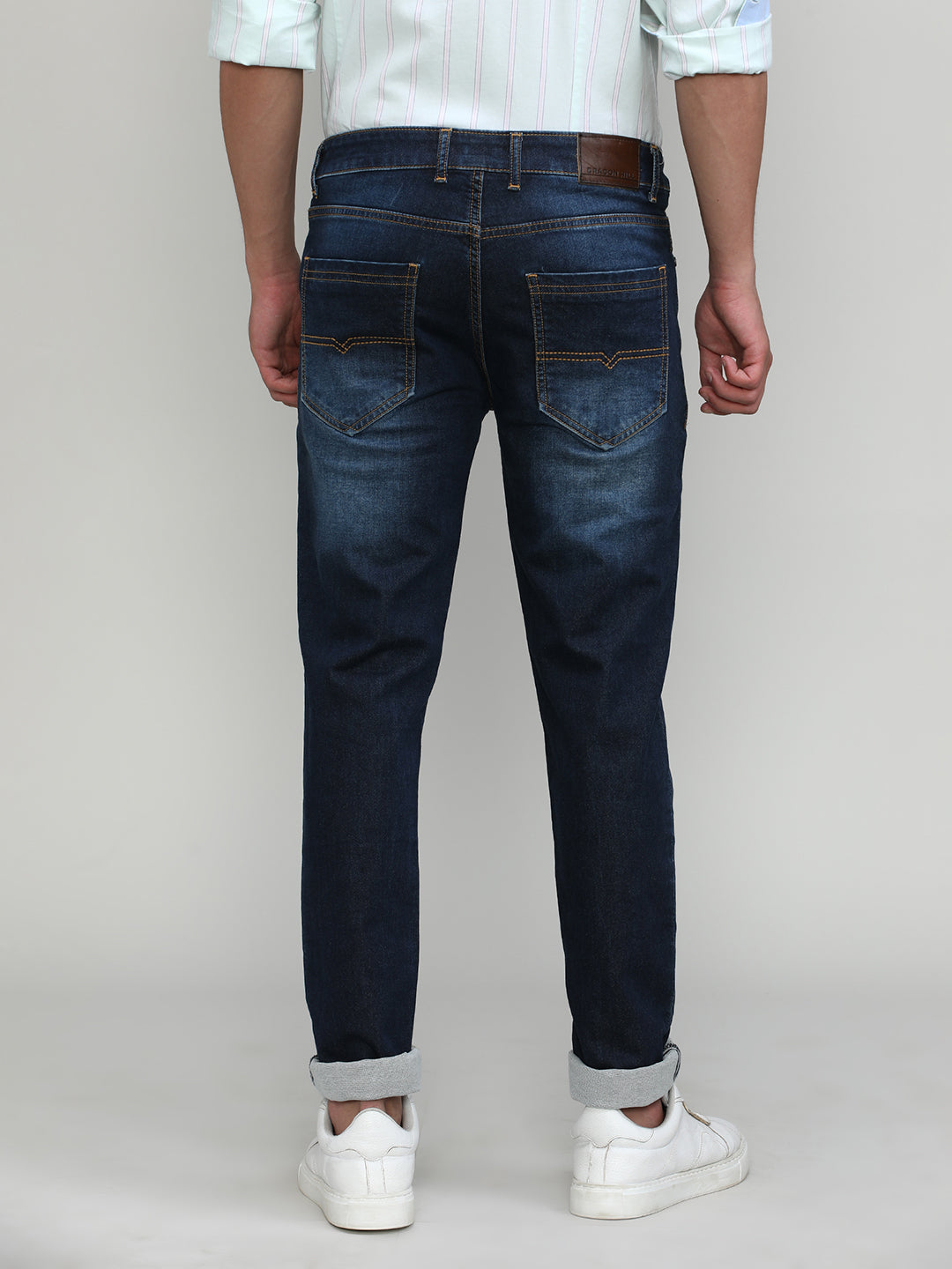 Deep Atlantic Slim Tapered Stretch Denim