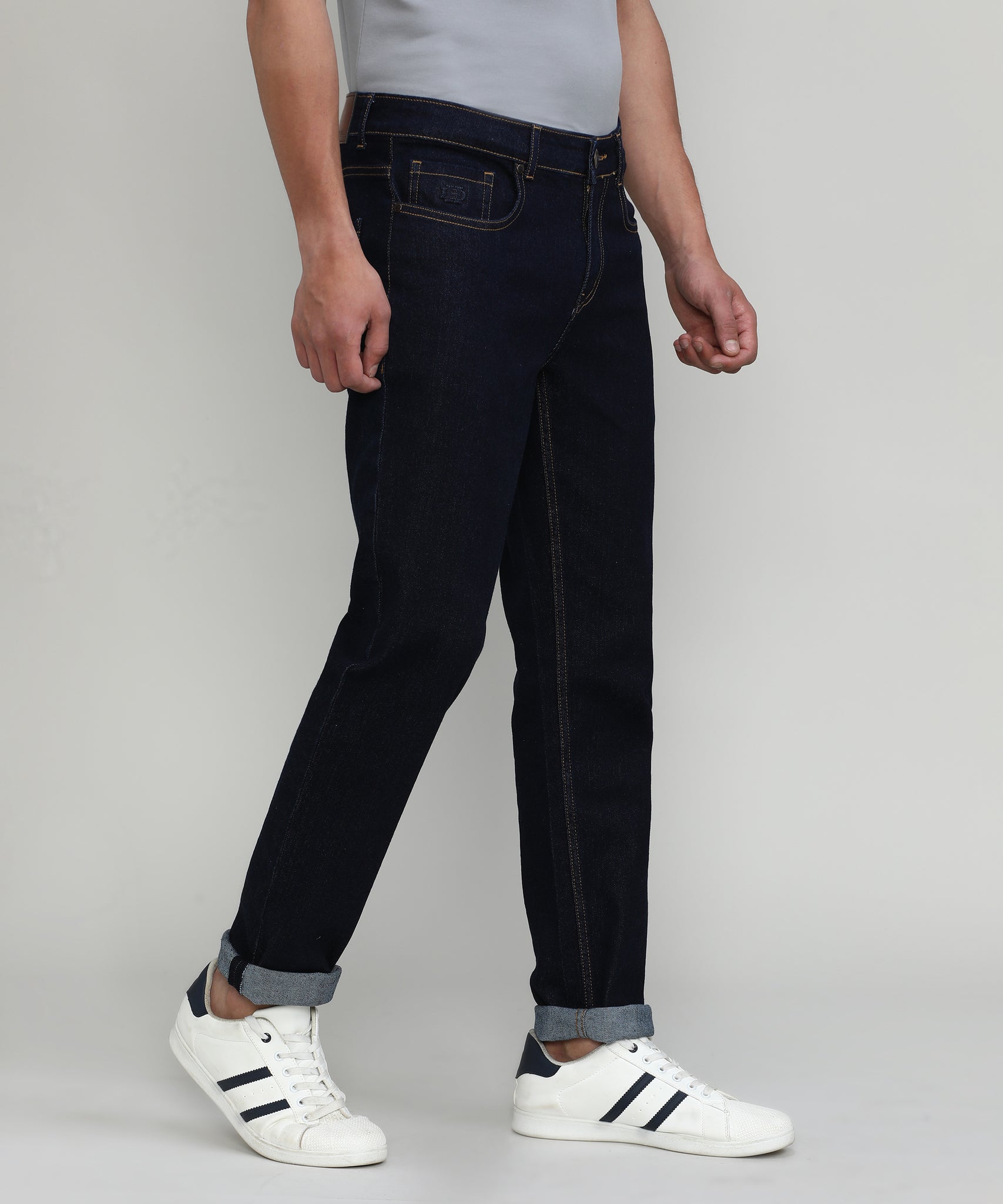 True Blue Ankle Length Stretch Denim