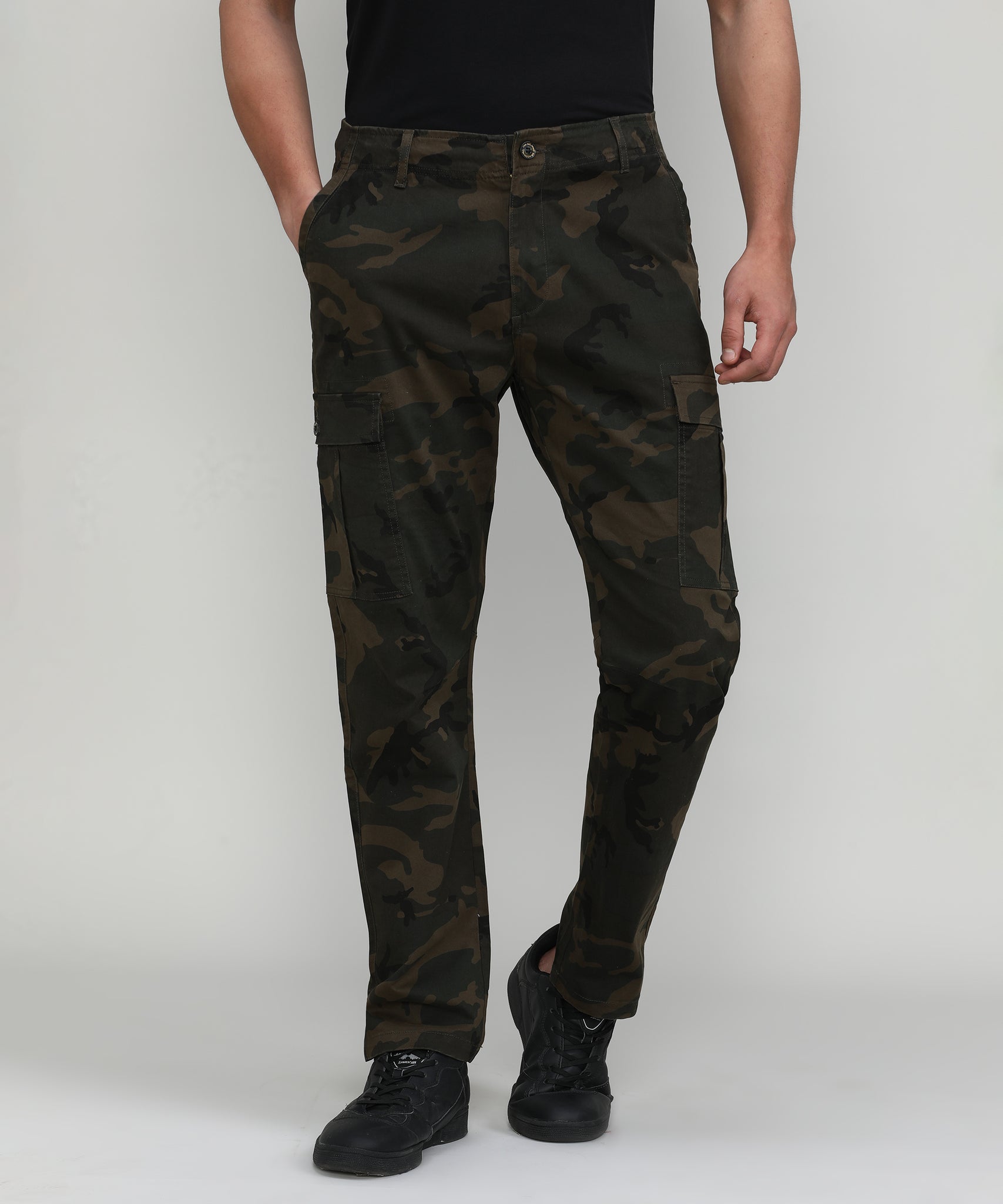 Camouflage Green Cargo Pants